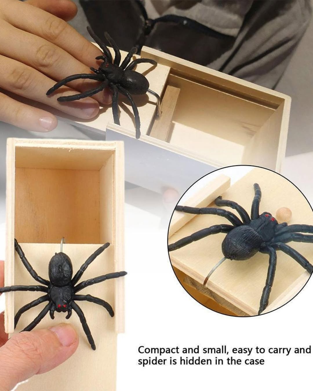 Funny Prank Wooden Box Toy