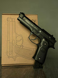 Full Black Petrio Beretta Gun Toy